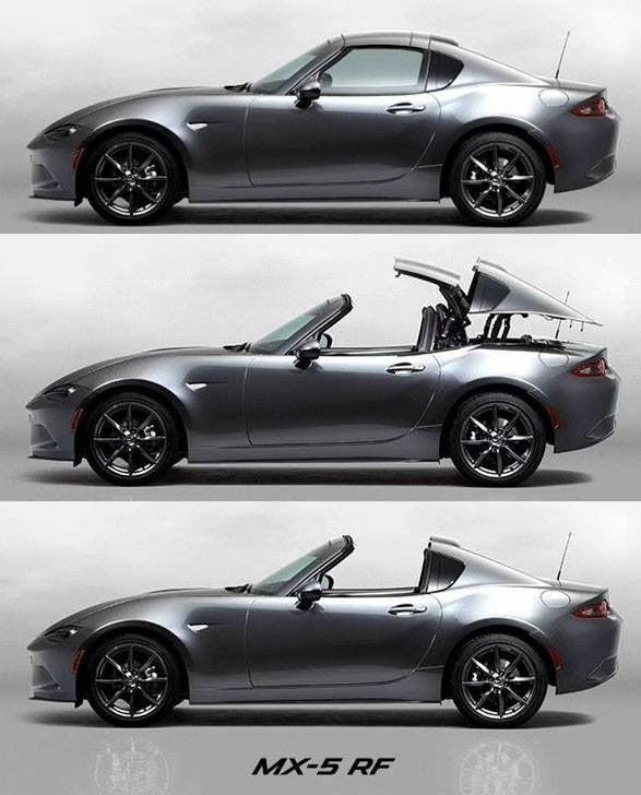 2016 Mazda MX-5 RF Leaked Photos - Power Retractable Targa Top!