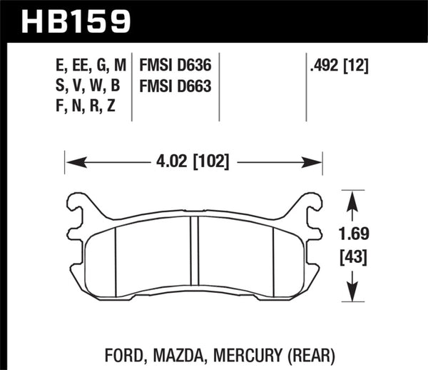Hawk 97-02 Ford Escort/98-03 ZX2 / 94-97 & 99-05 Mazda Miata DTC