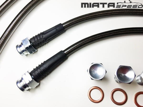 NCY Stainless Braided Brake Line For 50cc QMB139 & 150cc GY6 Scooters