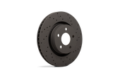 Hawk Talon 2006 Mazda MX-5 Miata Drilled and Slotted Front Brake Rotor Set