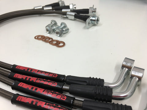 MiataSpeed Stainless Brake Lines (NC) - Miataspeed