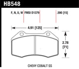 Hawk DTC-80 16+ Mazda Miata MX-5 Front Race Brake Pads