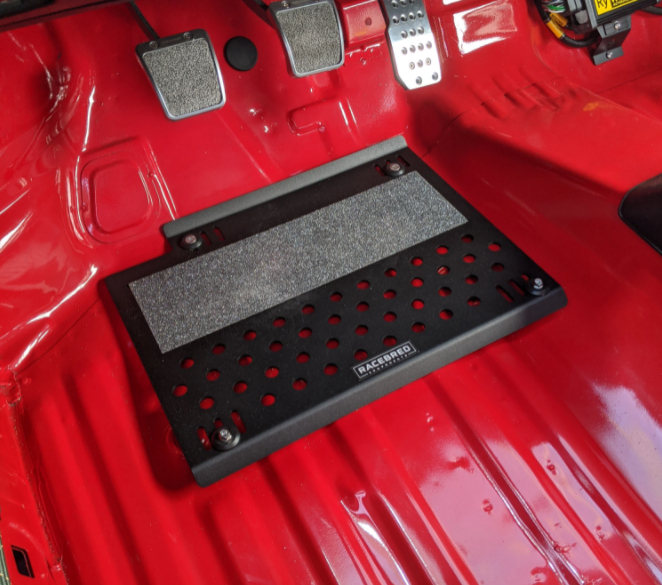 Racebred Components Anti-Slip Heel Plate – MiataSpeed Racebred Components Anti-Slip Heel Plate – MiataSpeed