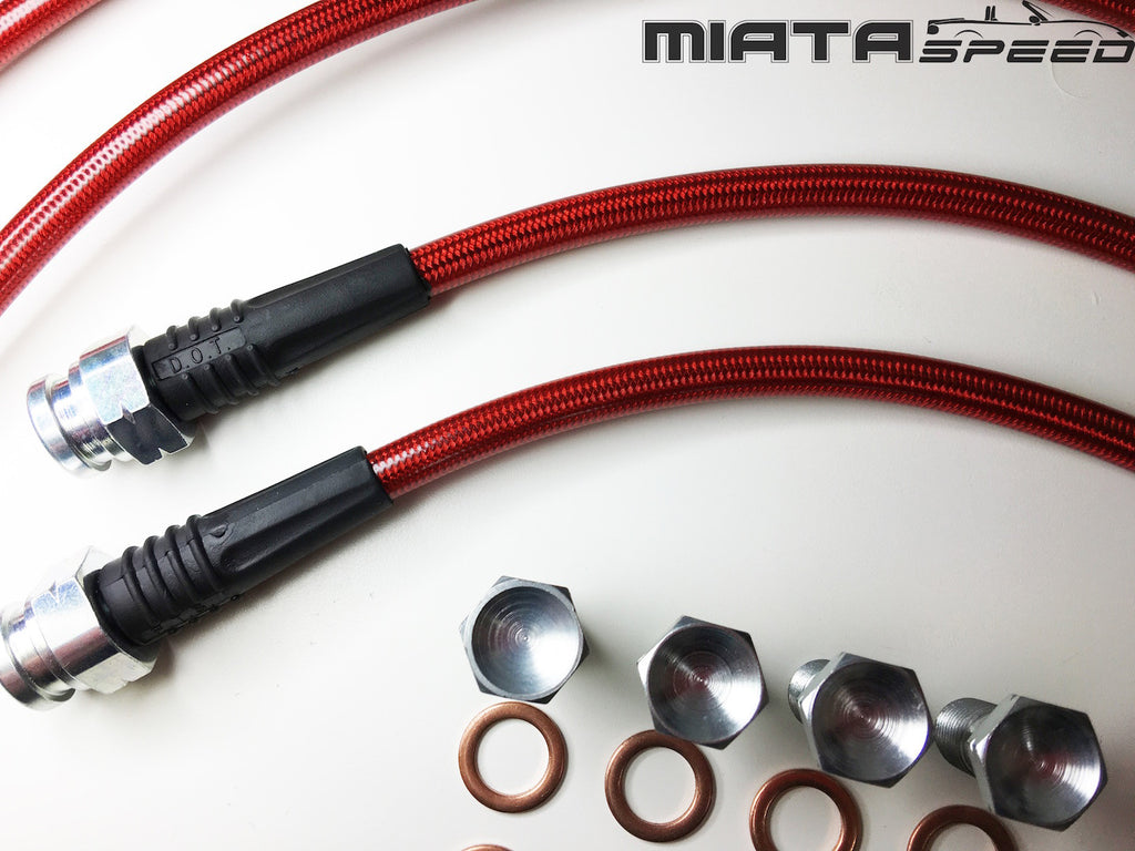 MiataSpeed Stainless Steel Brake Lines (ND)