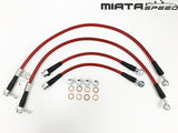 MiataSpeed Stainless Brake Lines (NA/NB) - Miataspeed